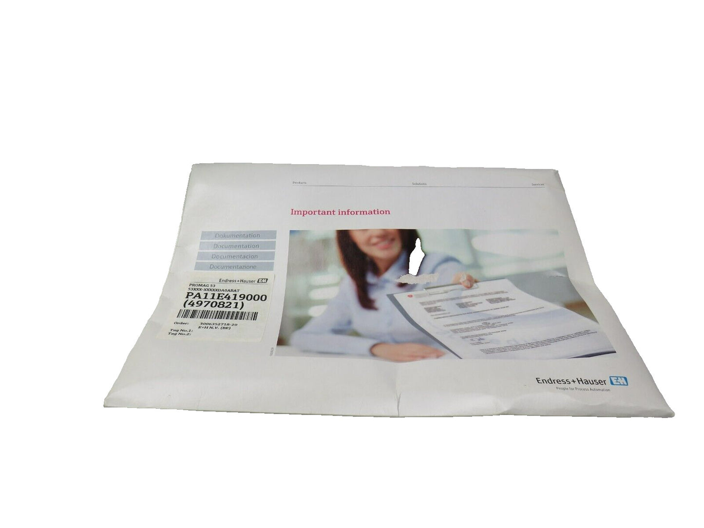 ENDRESS HAUSER Promag 53 Flowmeter pa11e419000    New