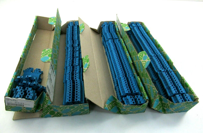PHOENIX CONTACT UK 5 N BU lot of 159 3004388 CONTACT BLOCKS New