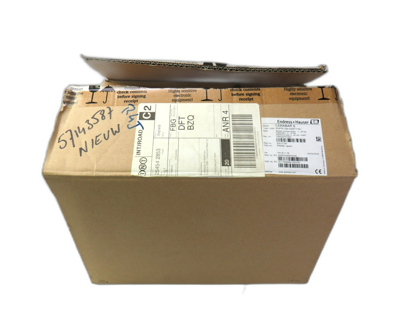 ENDRESS+HAUSER CERABAR S PMP75-1BA1SB9YY1BU pmp75 52017197    New