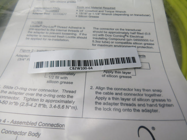 BENTLY NEVADA CB2W100 cable Sensor Cable Assembly Splash Proof   New