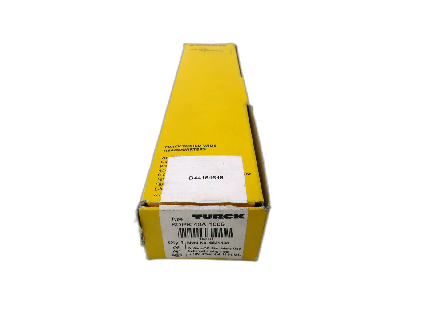 TURCK SDPB-40A-1005    New