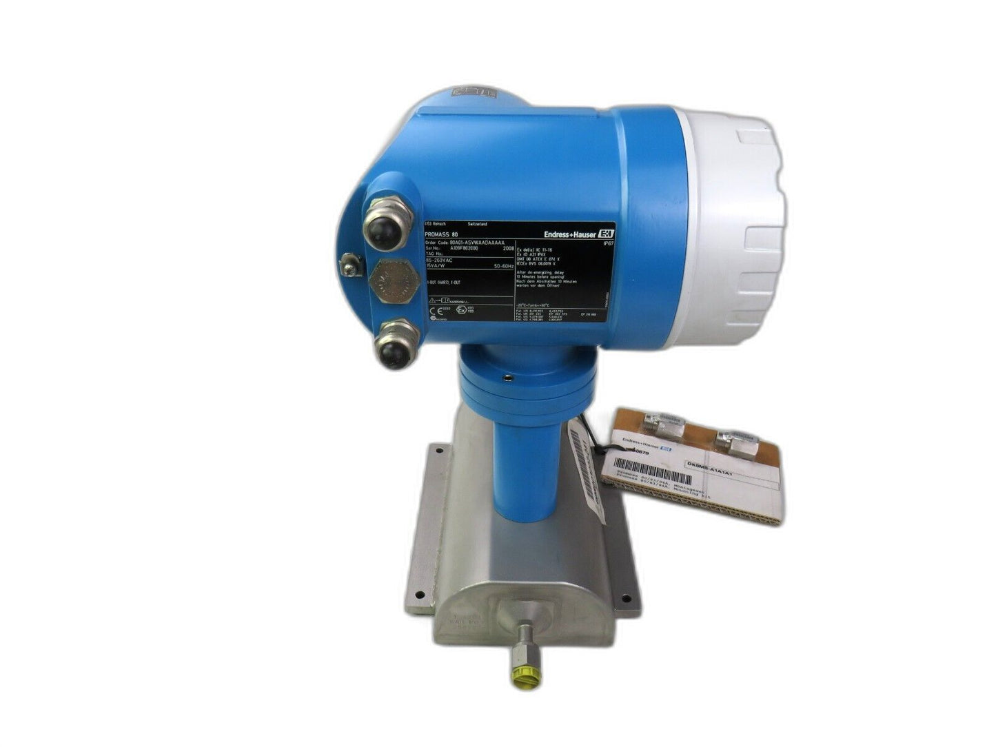 ENDRESS+HAUSER 80A01-ASVWAADAAAA + DK8MS A1A1A1 PROMASS 80 A DN01 1/24" New