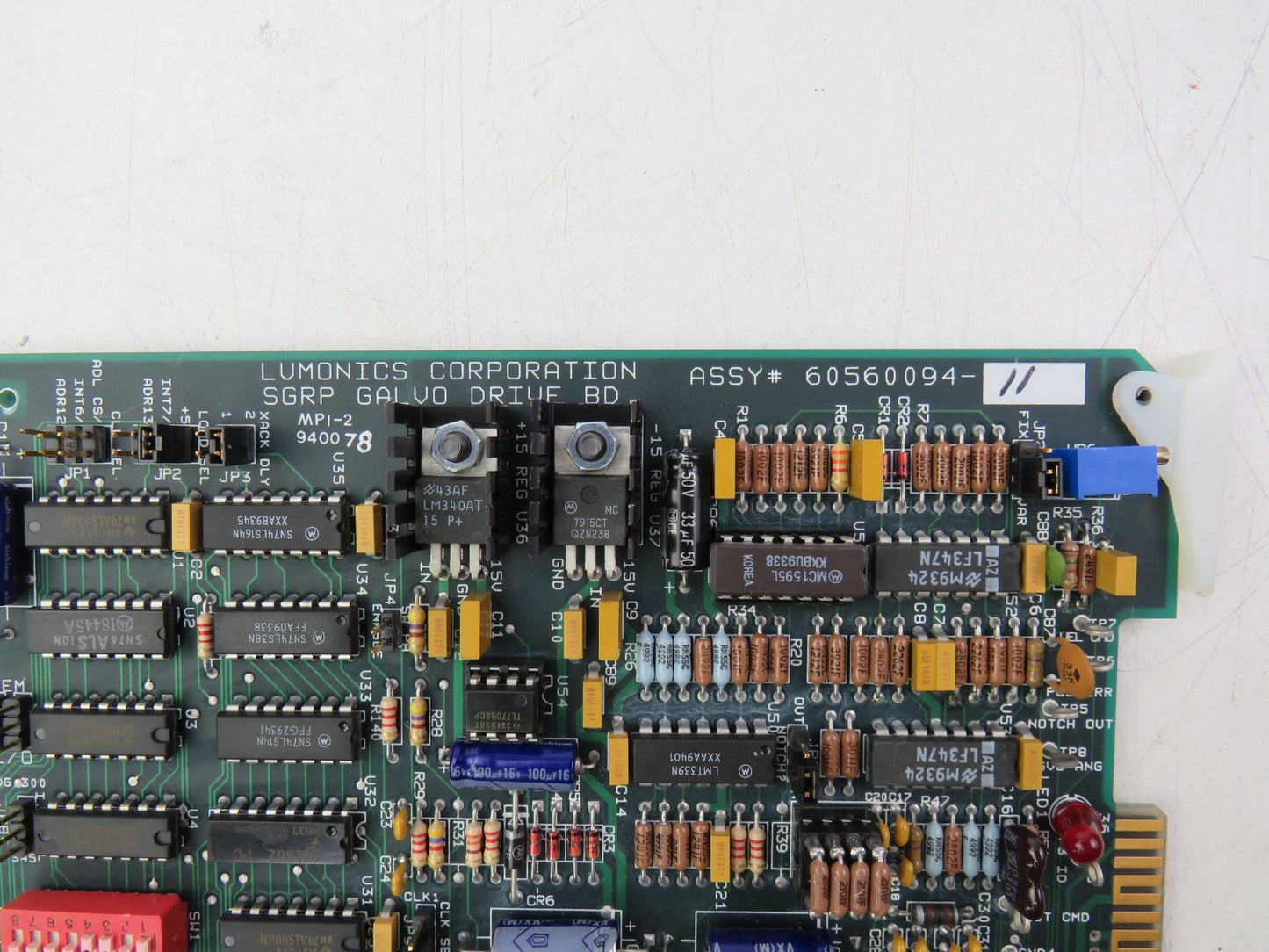 LUMONICS 60560094-11 SGRP GALVO DRIVER PCB BOARD, 113519 New