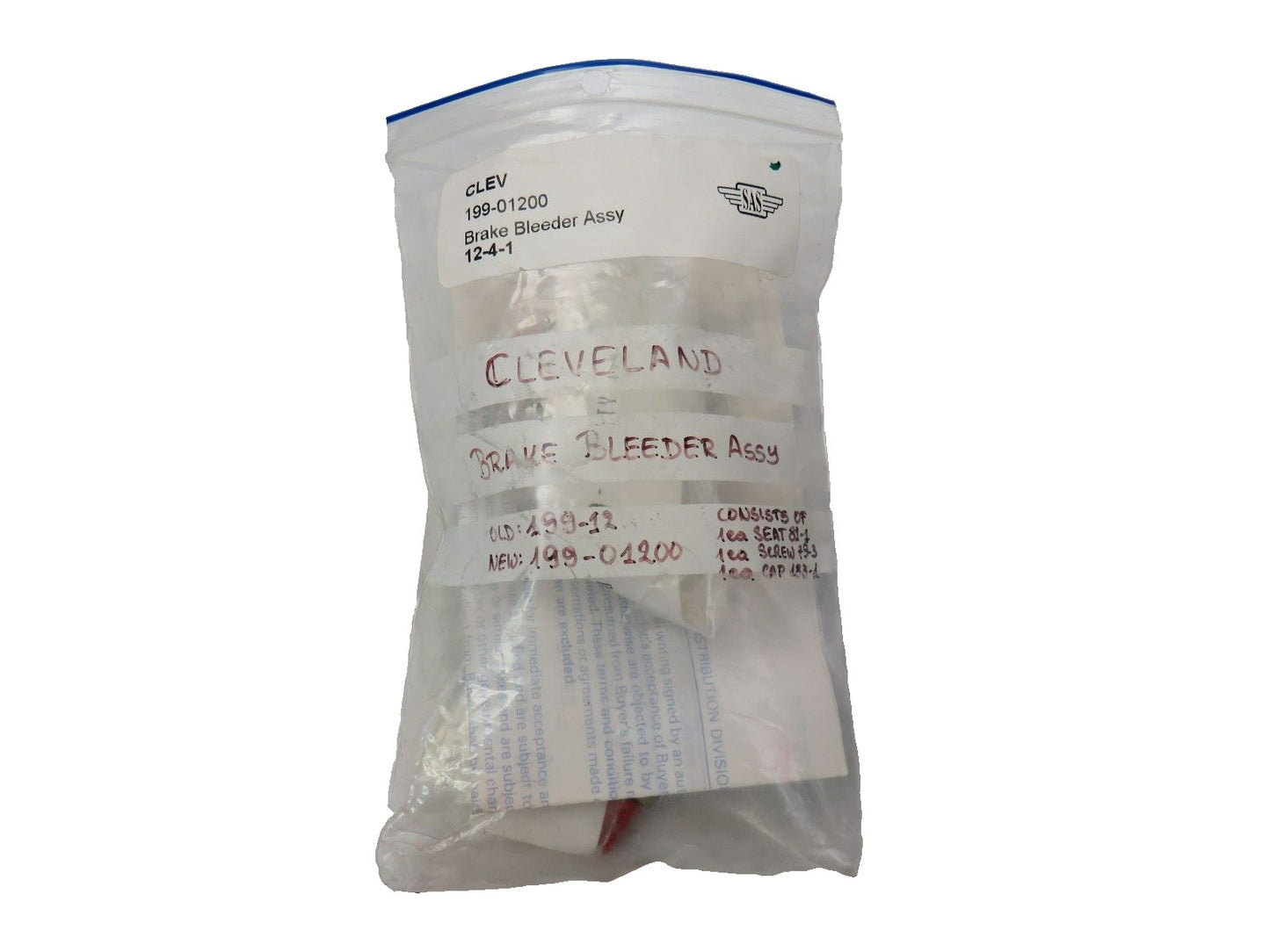 Cleveland 199-01200 brake bleeder assy    New