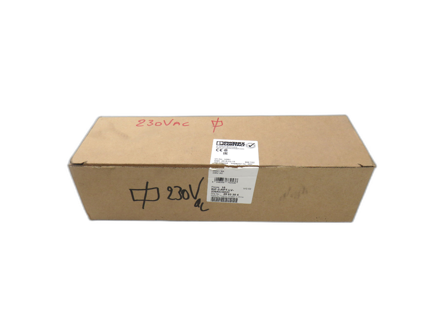 Phoenix  Contact 2903304 RIF-RTP-LV-230AC/4X21  Lot of 9 New