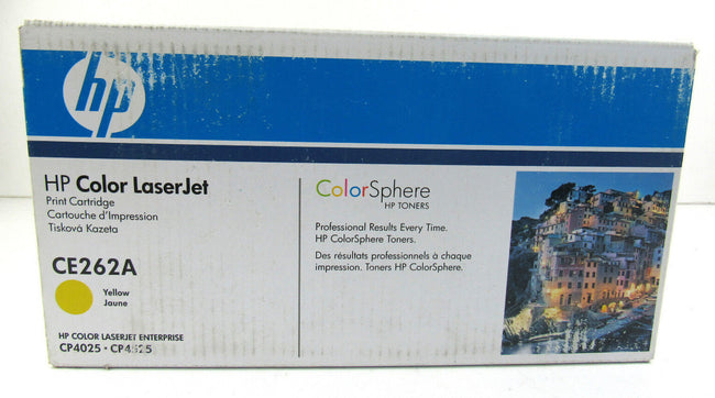 HP LASERJET CE262A 648A YELLOW CP4025 CP4525 PRINT CARTRIDGE OEM  New