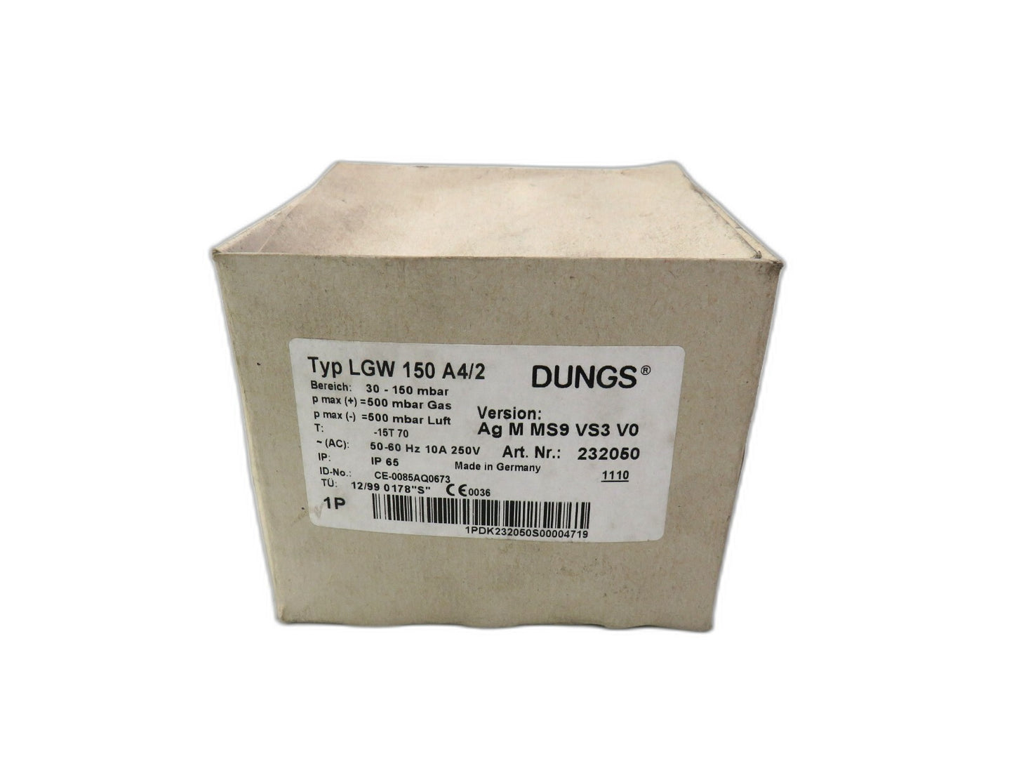 DUNGS  LGW 150 A4/2 LGW150A4/2 Air pressure switch Air pressure switch   New