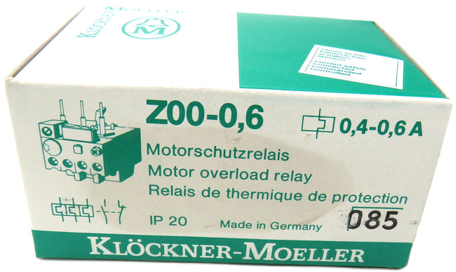 Klöckner Moeller  Z00-0,6    New