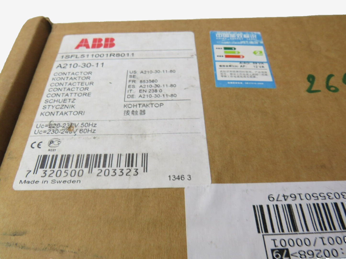 ABB A210-30-11 1SFL511001R8011    New