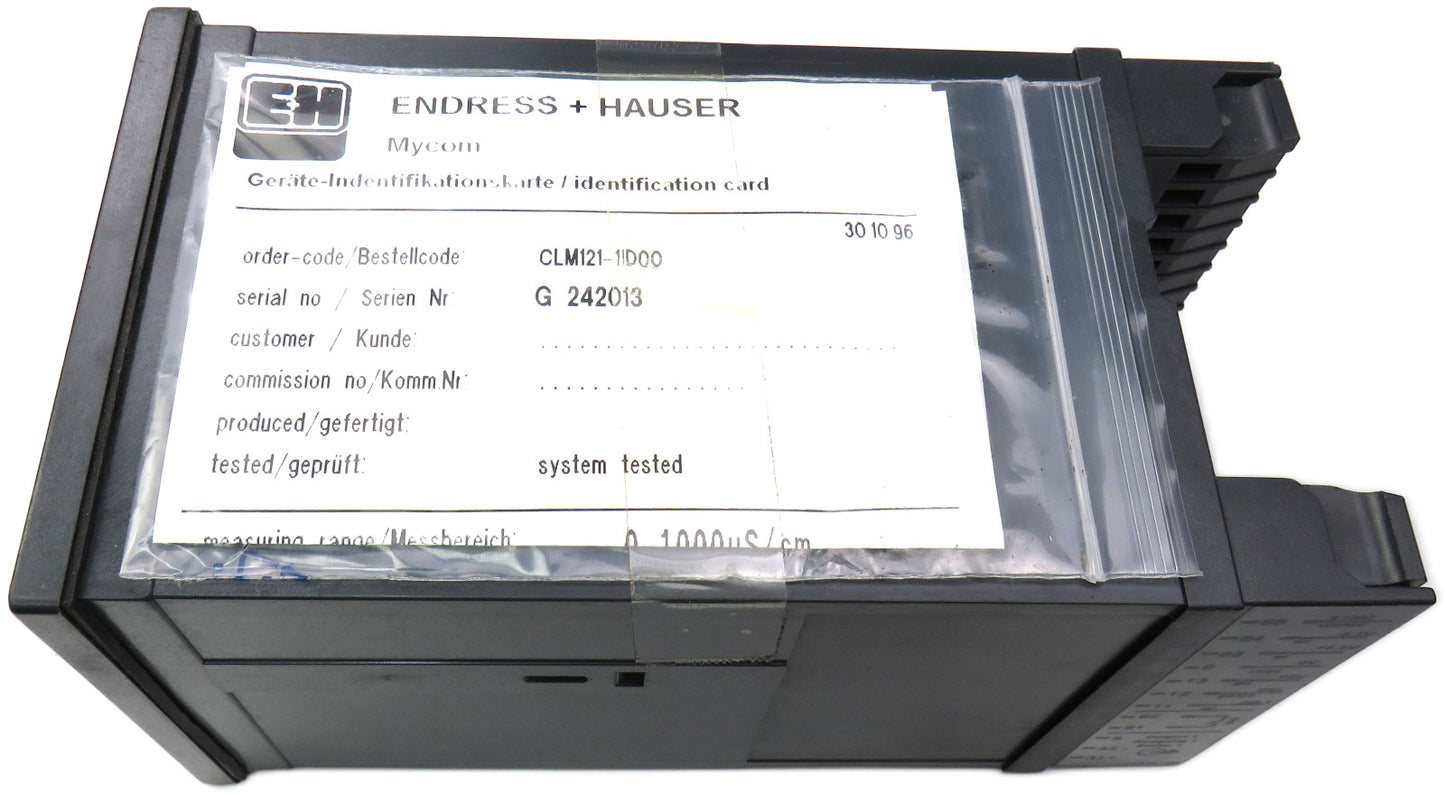 ENDRESS+HAUSER CLM121-1ID00 MYCOM-L     New