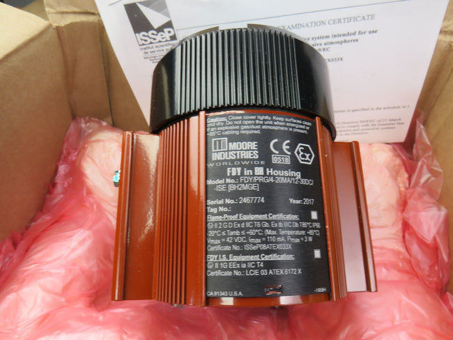 MOORE INDUSTRIES FDY/PRG/4-20MA/12-30DC/-ISE BH2MGE    New