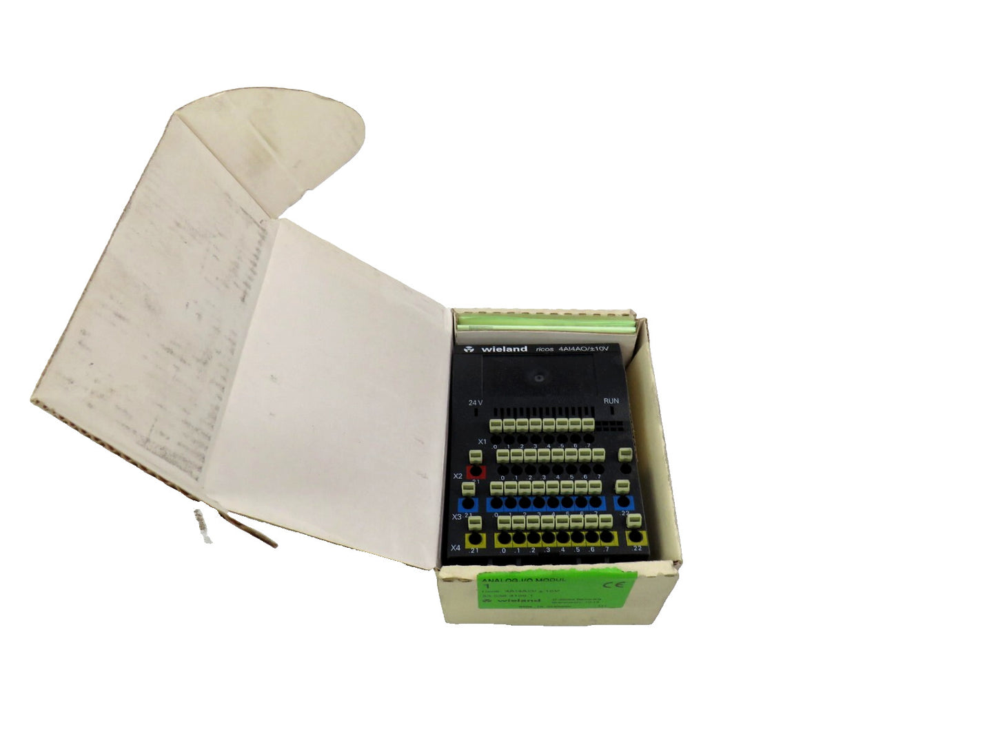 WIELAND 83.035.4100.1  RICOS 4AI4AO / 10V.    New