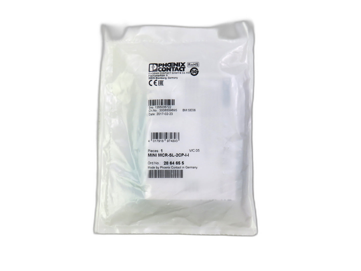PHOENIX CONTACT    2864655  MINI MCR-SL-2CP-I-I -    New