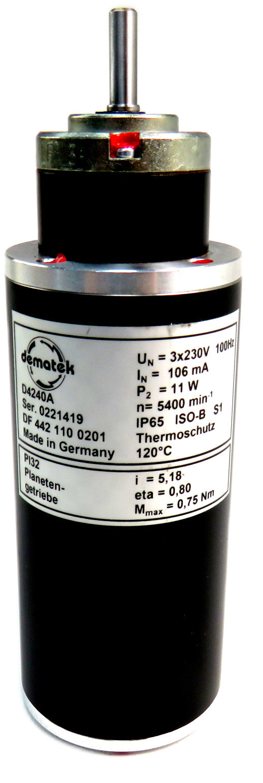 Dematek  D4240A DF4421100201 AC-motor    New