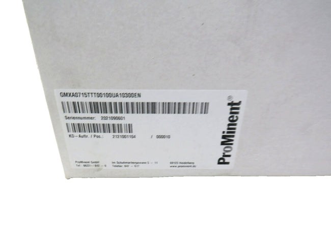 PROMINENT GMXA0715TTT00100UA10300EN GMXA 0715    New