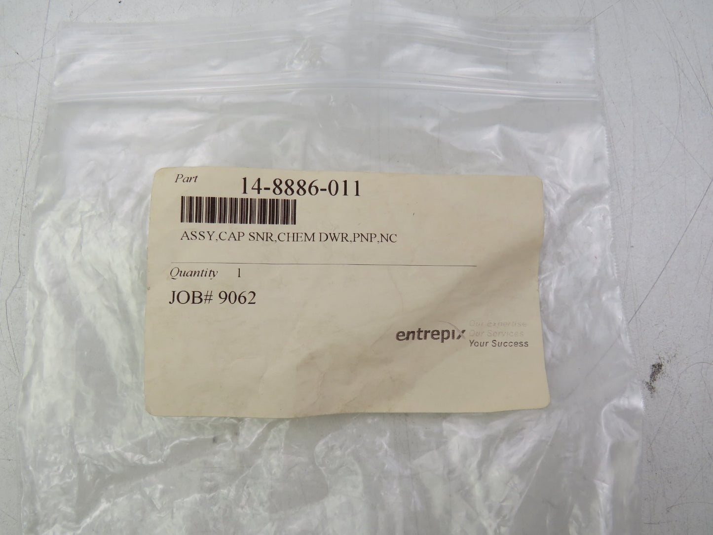 Enterpix 14-8886-011 ASSY, CAP SNR, CHEM DWR, PNP, NC lam research New