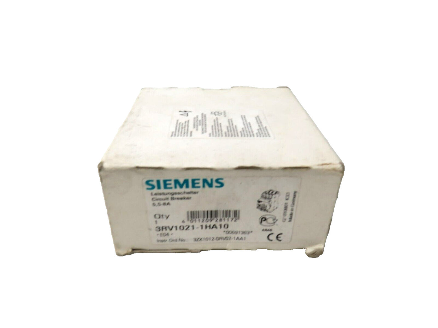 SIEMENS 3RV1021-1HA10    New
