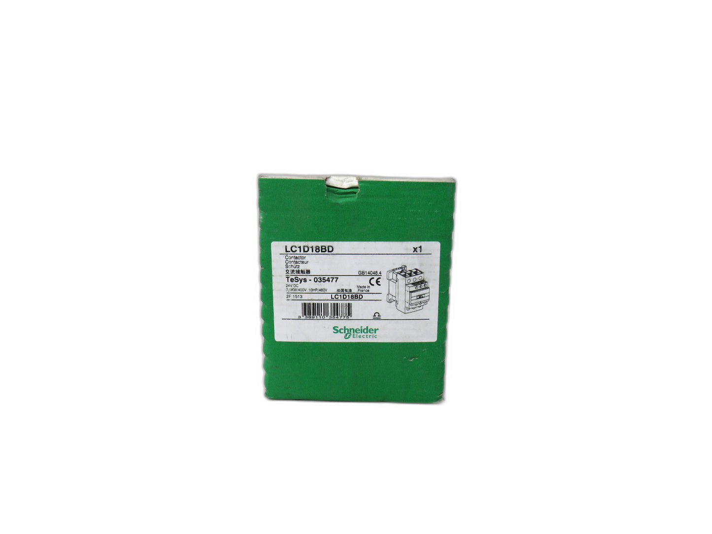 Schneider LC1D18BD CONTACTOR, TESYS DECA, 3 POLE    New