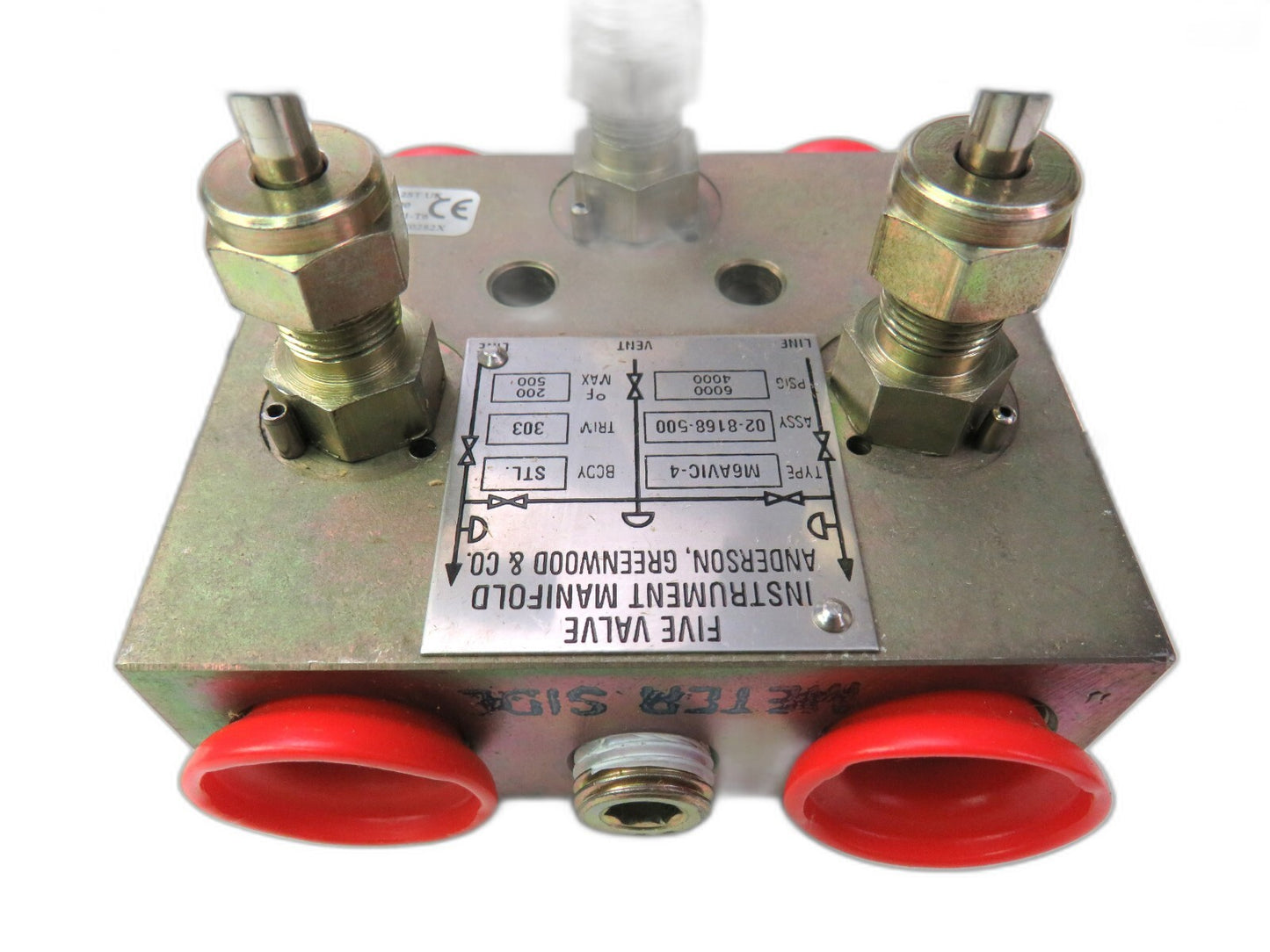 TYCO ANDERSON GREENWOOD  M6AVIC-4 02-8168-500 5 VALVE INSTRUMENT MANIFOLD