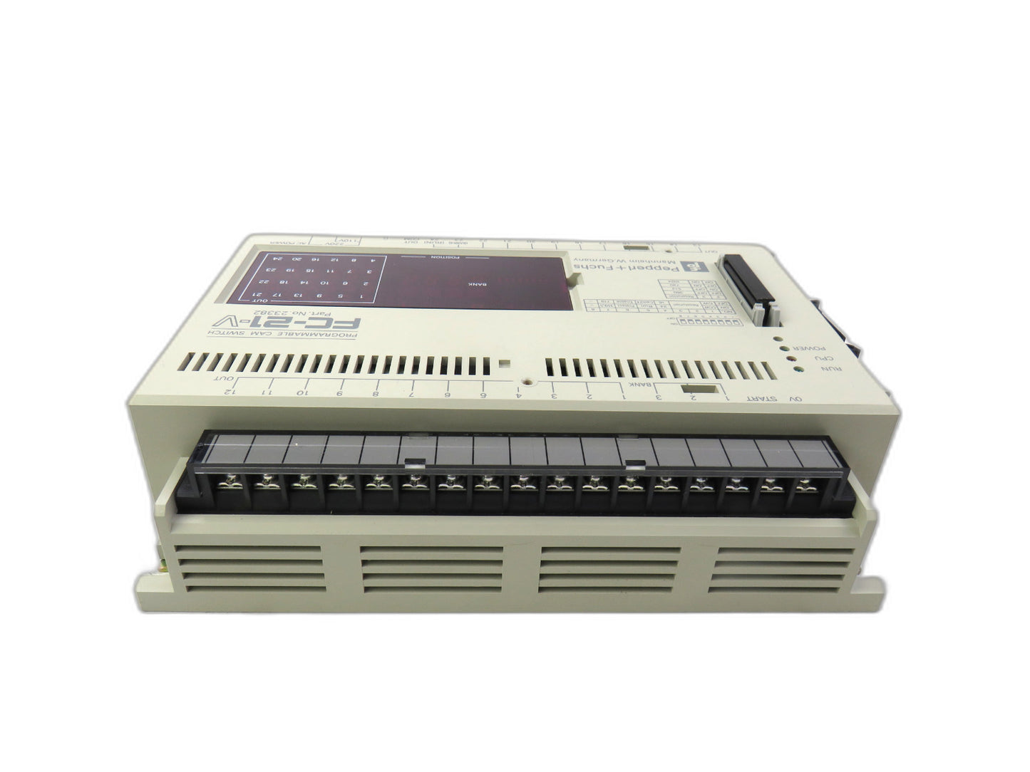 PEPPERL+FUCHS  23382 FC-21-V FC21V PROGRAMMABLE CAM SWITCH   New