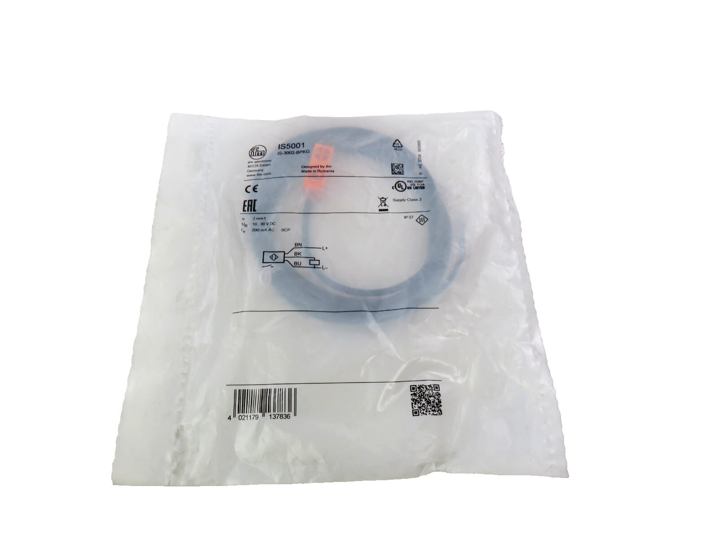 IFM  IS5001 IS-3002-BPKG   New