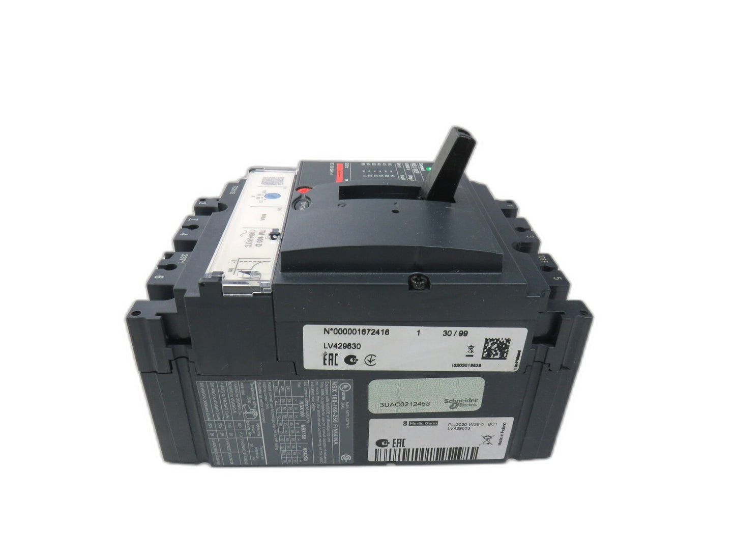Schneider Electric NSX100F NSX 100F COMPACT LV429630 + TM100D