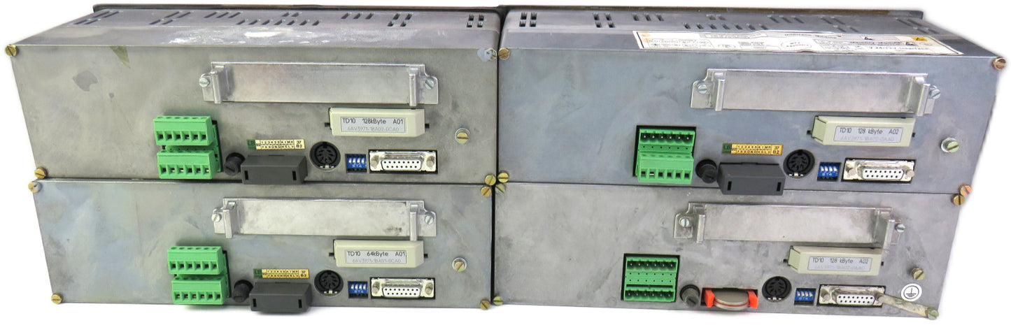 SIEMENS TD10/240-8 6AV3010-1EL00 Text Display   Lot of 4