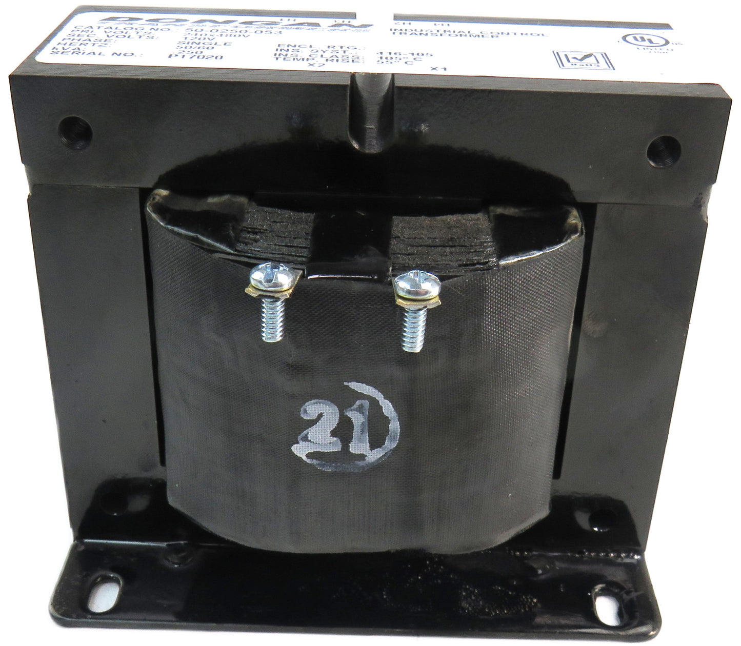 DONGAN 50-0250-053 250KVA 240X480V 1PH INDUSTRIAL CONTROL TRANSFORMER    New