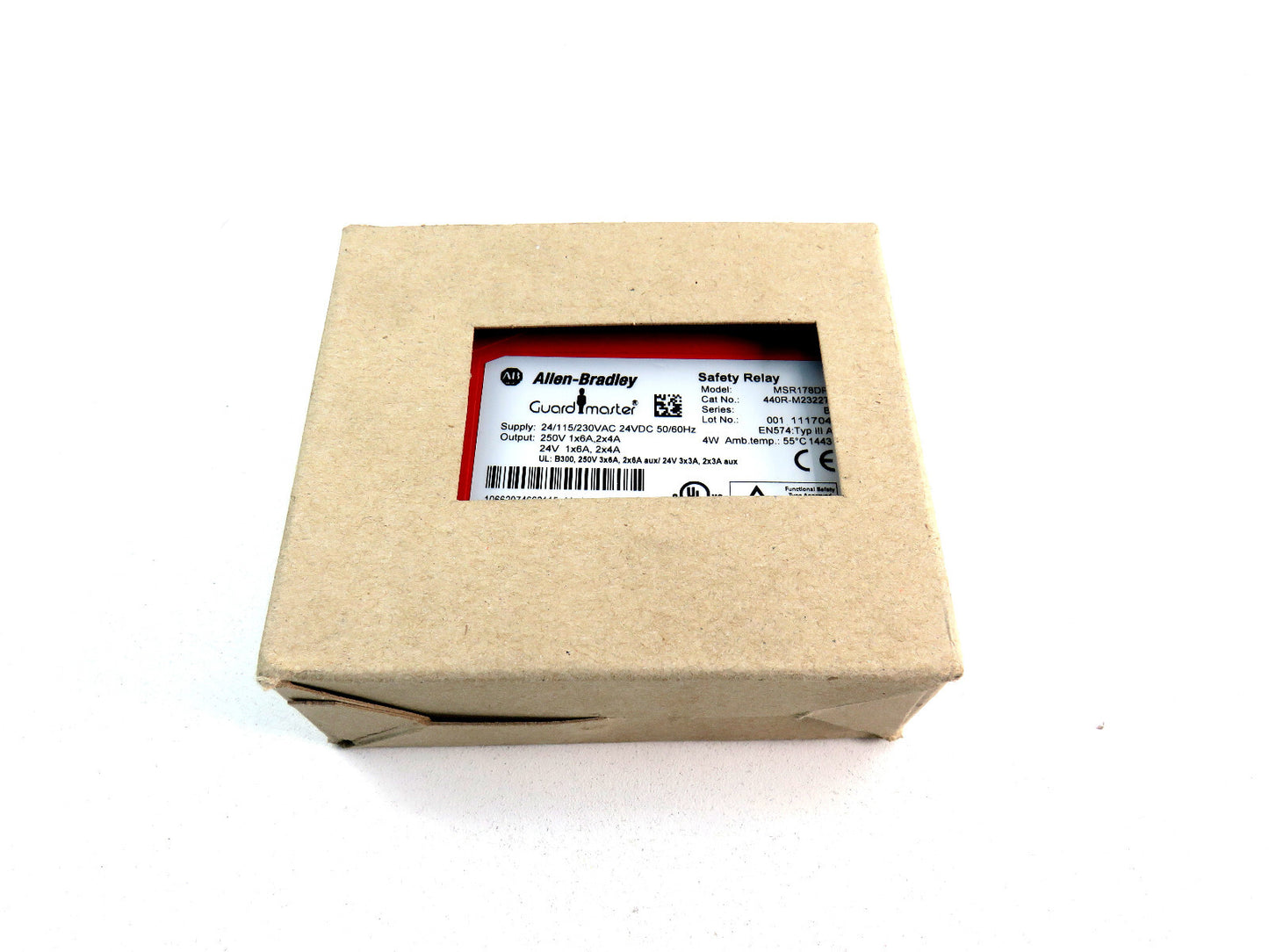 Allen Bradley MSR178DP GUARDMASTER SAFETY RELAY     New