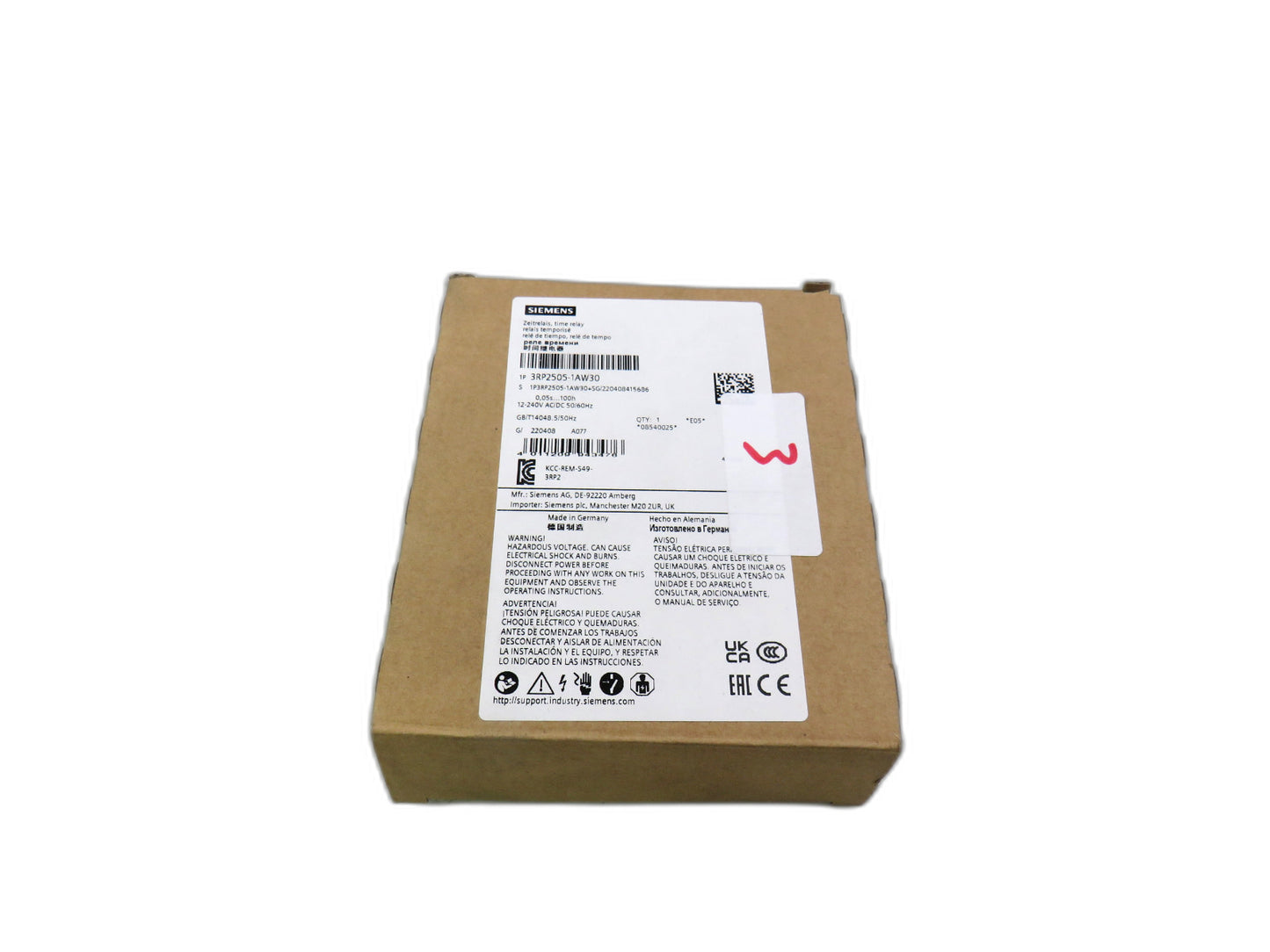 SIEMENS  3RP2505-1AW30    New