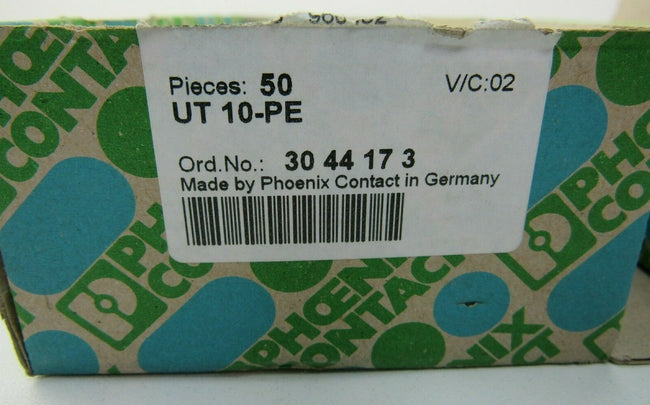 PHOENIX CONTACT UT 10-PE lot of 93 3044173 CONTACT BLOCKS New