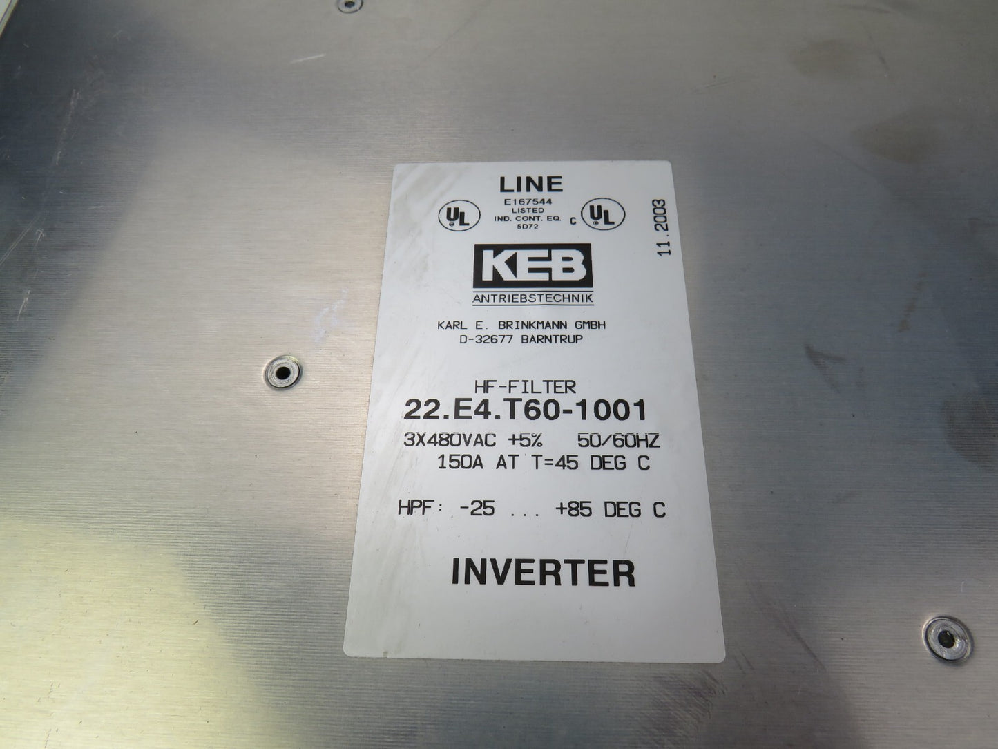 KEB 22.E4.T60-1001    New