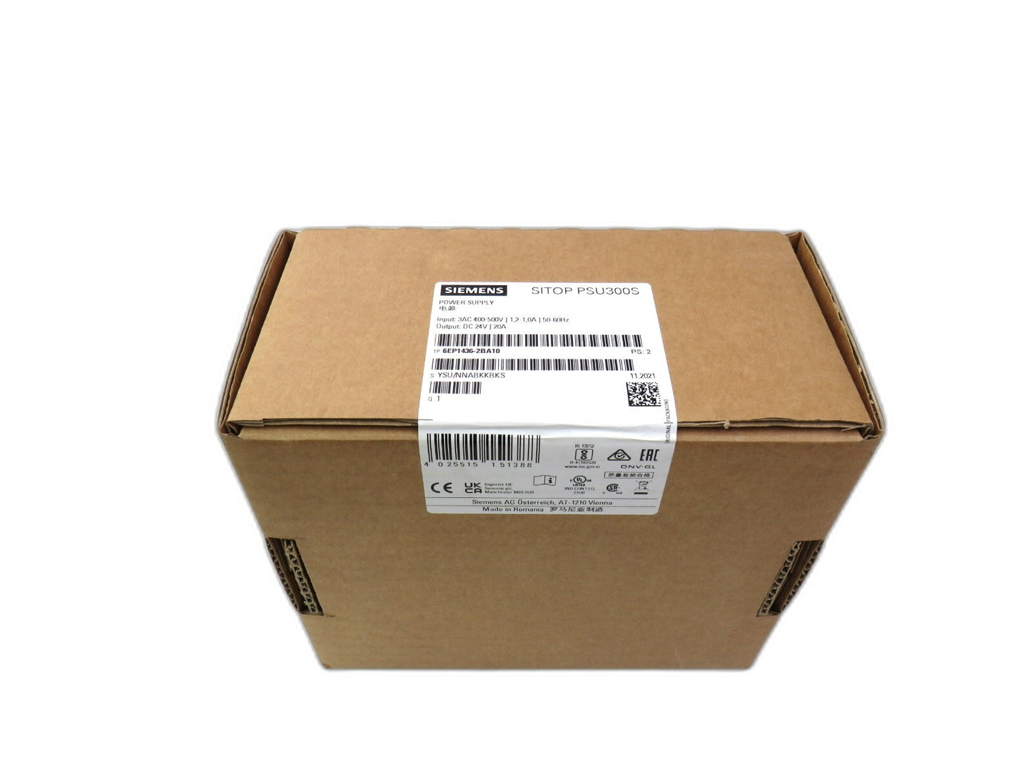 SIEMENS 6EP1 436-2BA10 6EP1436-2BA10 PSU300S POWER SUPPLY    New