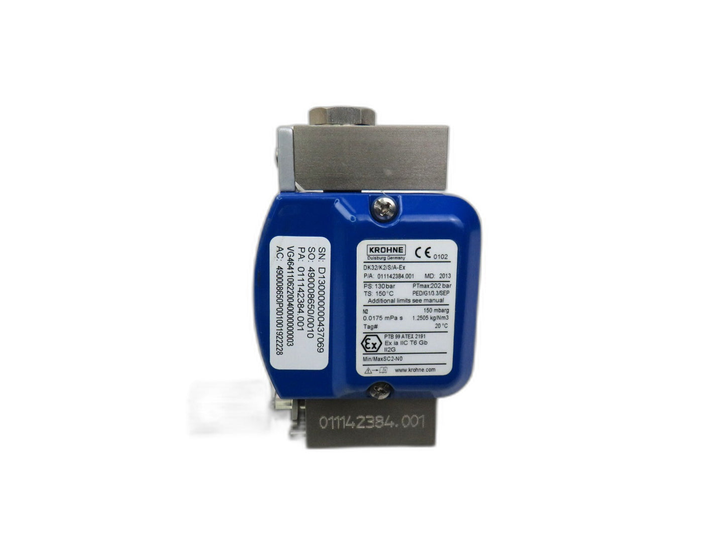 KROHNE DK32/K2/S/A-Ex DK32 DK 32 FLOWMETER    New