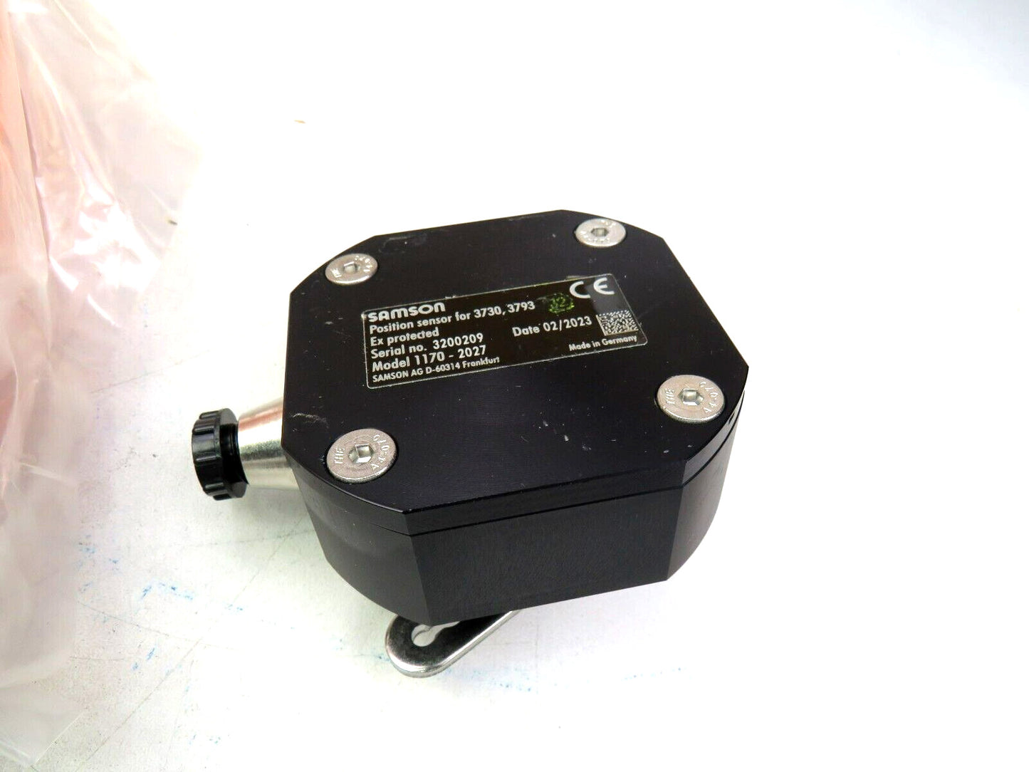 SAMSON 3730-3 LCD ELECTROPNEUMATIC POSITIONER +1170-2027 POSITION SENSOR