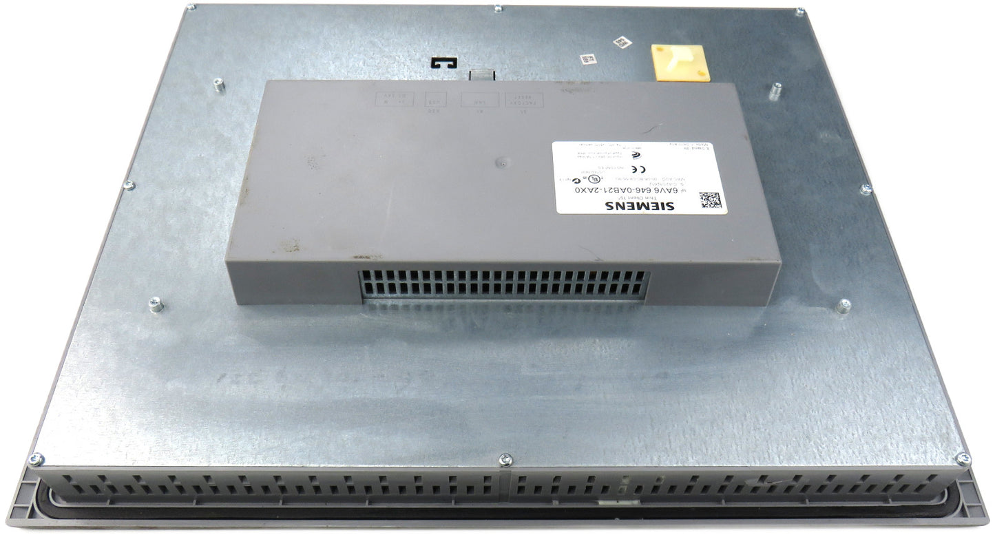 SIEMENS 6AV6 646-0AB21-2AX0 Thin Client  touch panel 15"