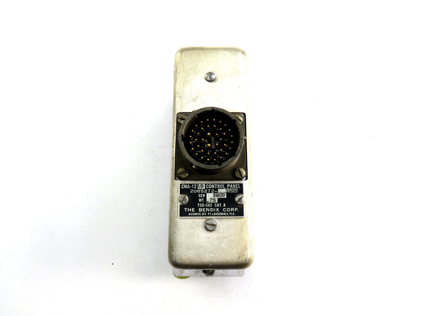 BENDIX BOEING 707 BENDIX DOPPLER CONTROL CNA-12A5 2085272-1206