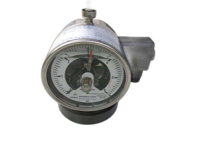 wika seepex 433.50.100l cont 831.2 pressure gauge with inductive contact     New
