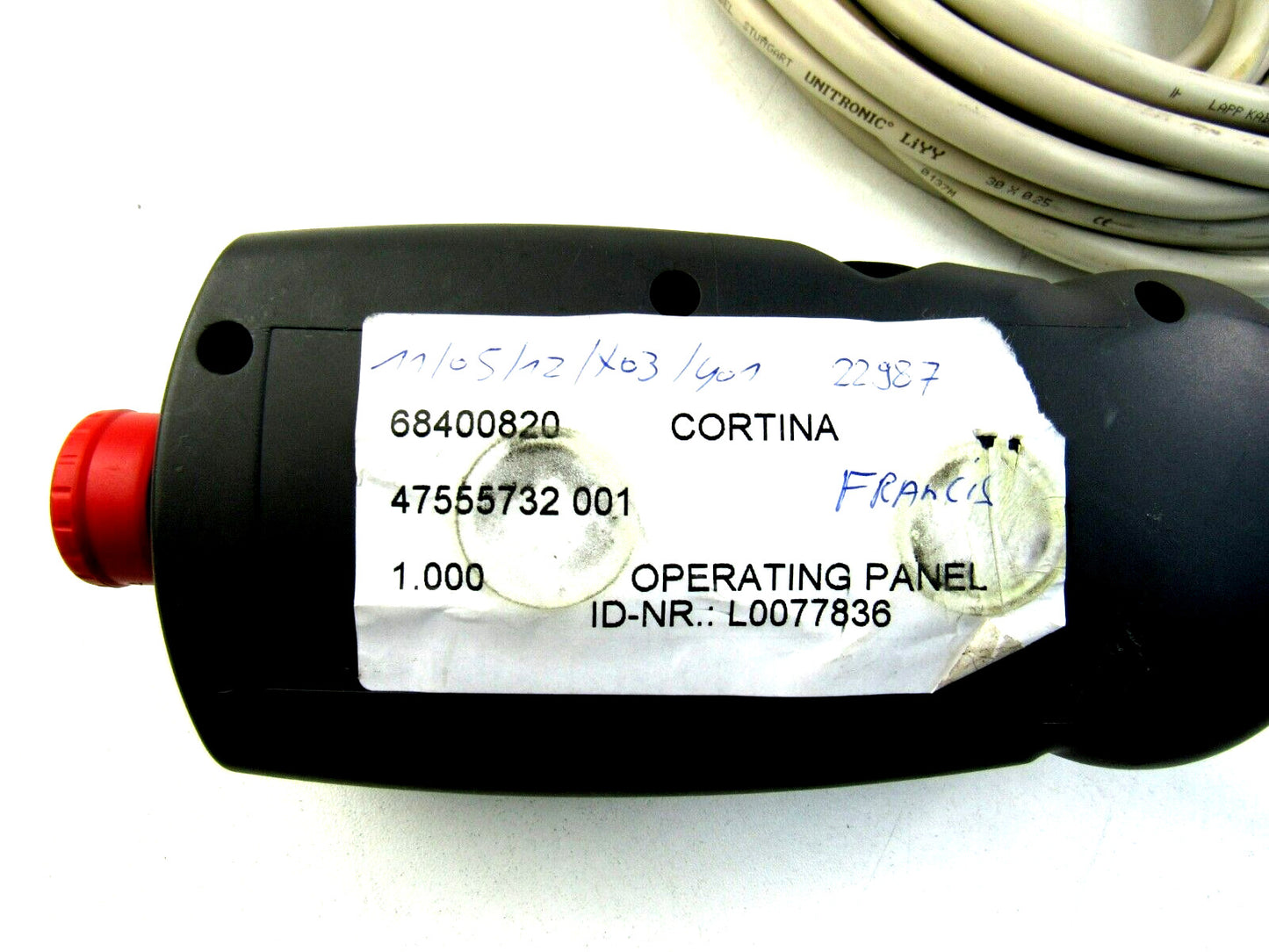 KBA L0077836 L0077836 Patras Operating Panel cortina   New