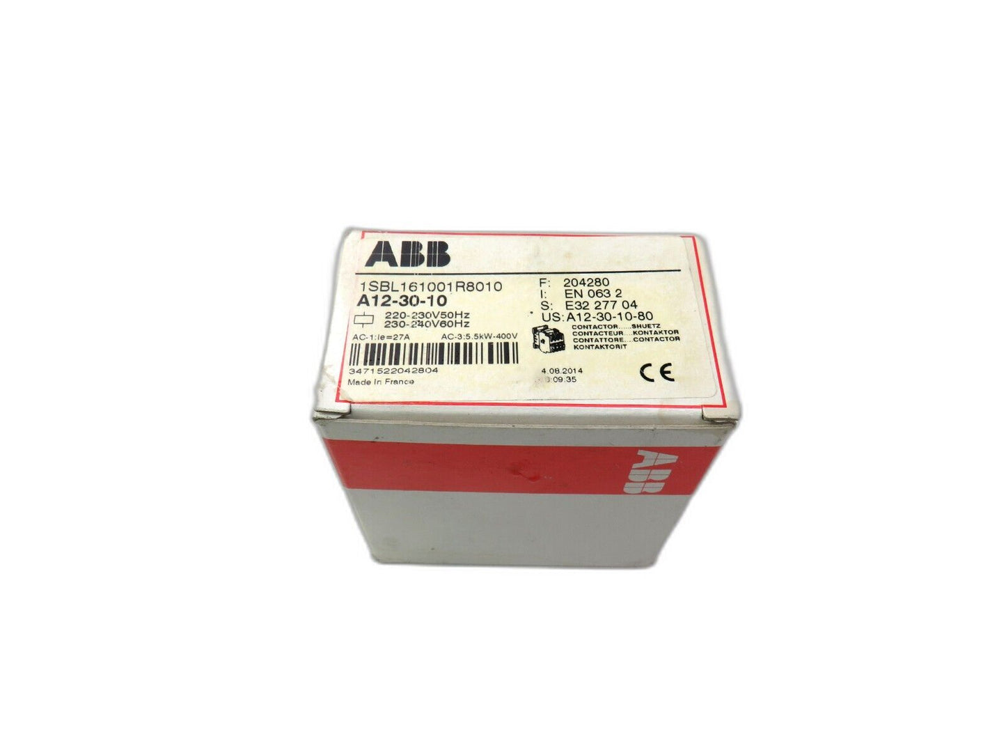 ABB A12-30-10 220-230V50Hz 1SBL161001R8010 -new-    New