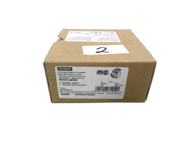 SIEMENS 3RV2021-4BA10    New