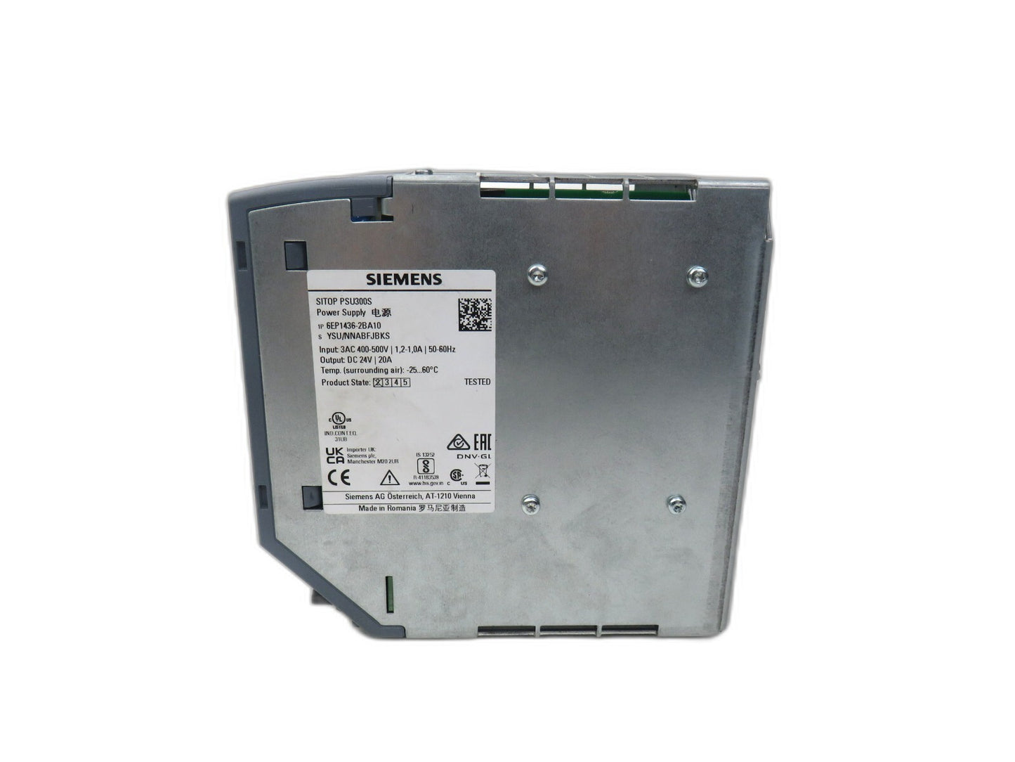 SIEMENS 6EP1436-2BA10 SITOP PSU300S POWER SUPPLY