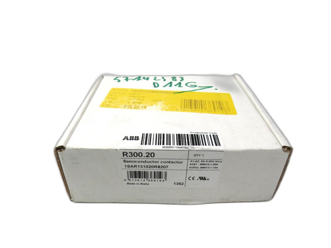 ABB 1SAR131020R8207 R300.20 SEMICONDUCTOR CONTACTOR   New