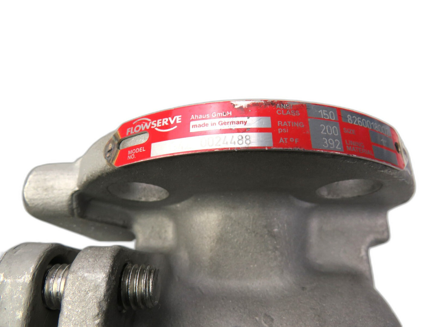 FLOWSERVE DURCO G4Z 0024488 G411 VALVE   New