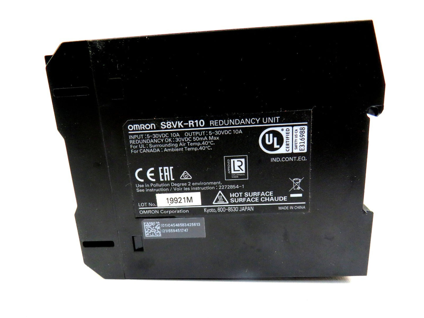 OMRON   R10 REDUNDANCY UNIT    New