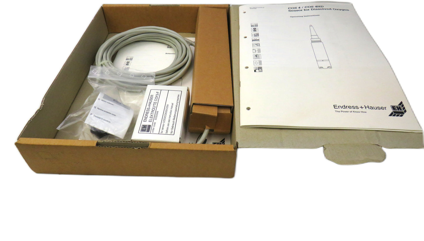 Endress+Hauser  COS4-2 SENSOR FOR DISSOLVED OXYGEN  + COY3-F  COY3-WP    New