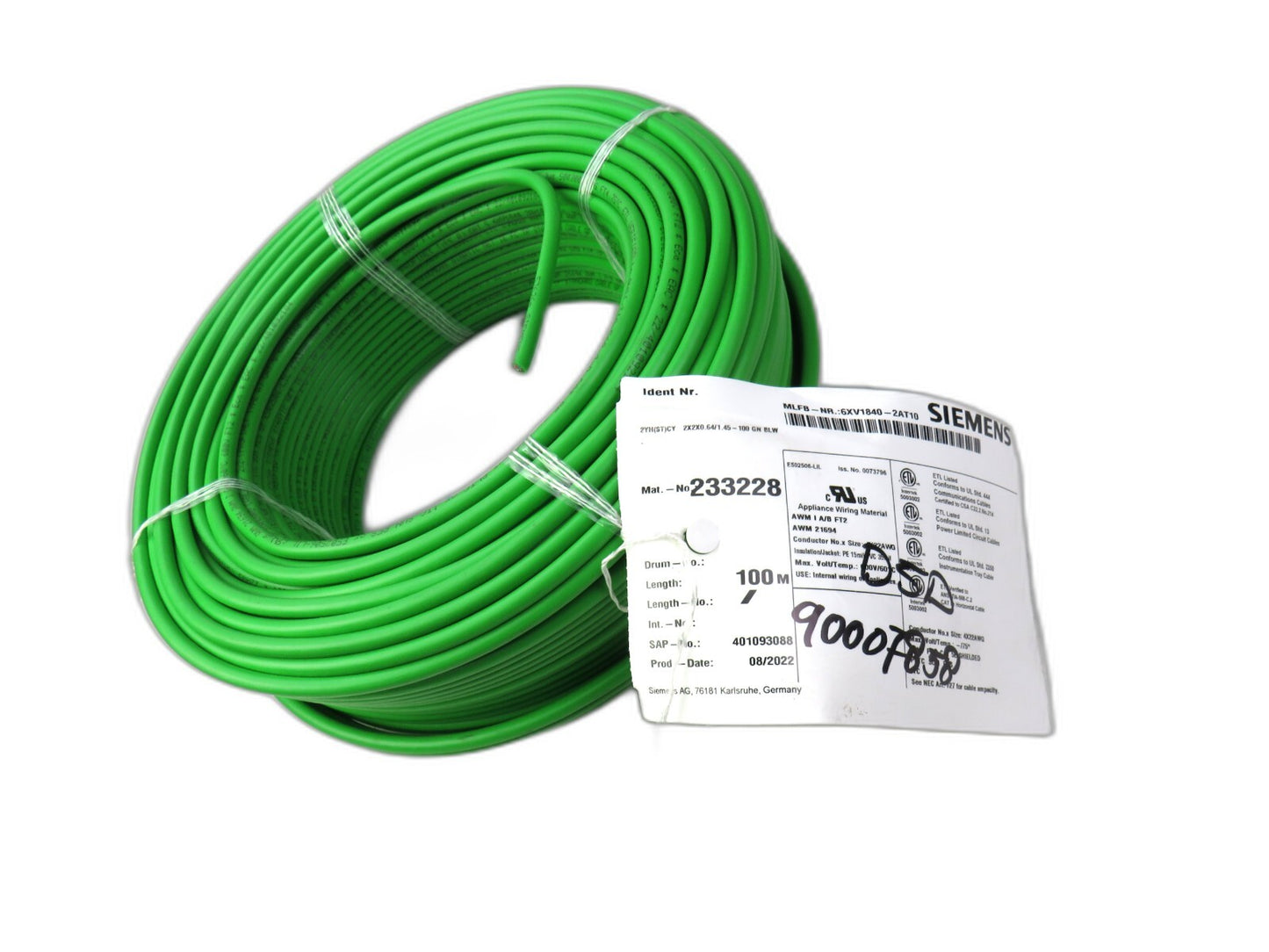 SIEMENS 6XV1840-2AT10 100M  CABLE   New