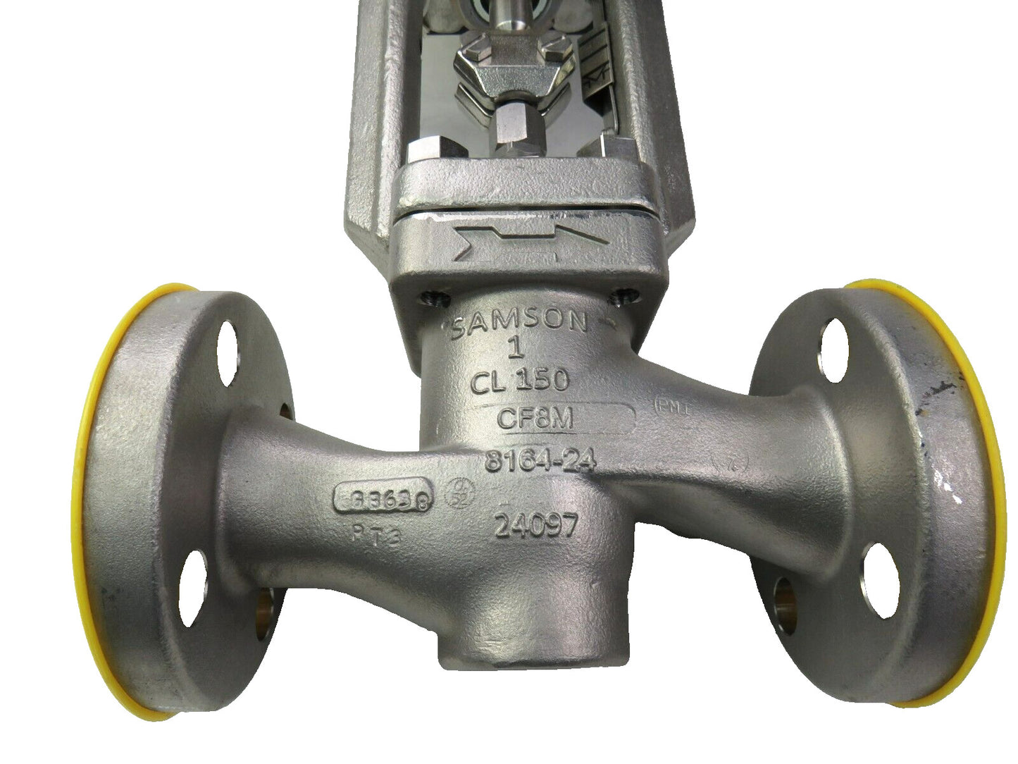 SAMSON 3241-7 CF8M + 3730-3 + 3277 350 CM² + 3241 Pneumatic Actuator    New