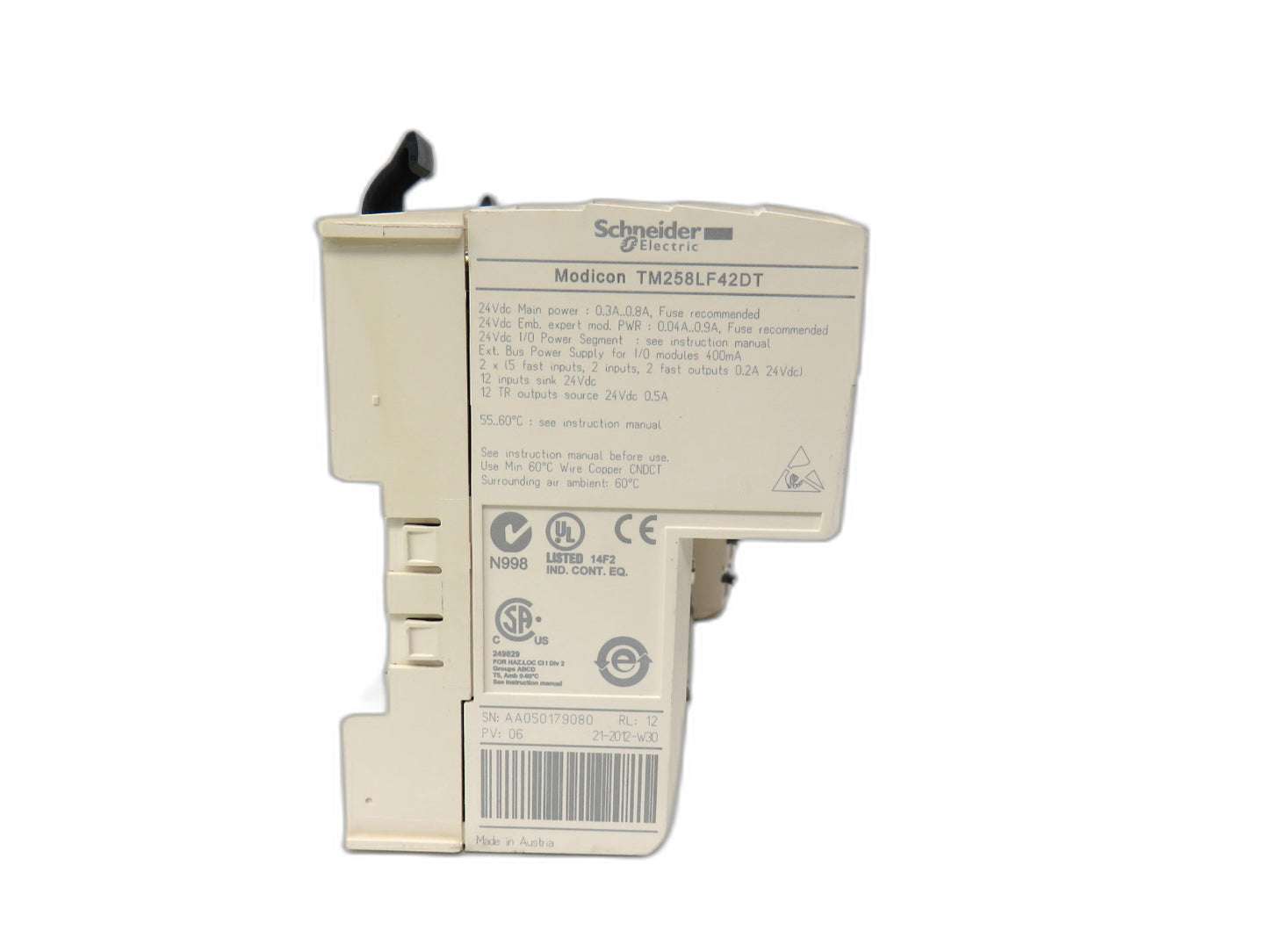 SCHNEIDER ELECTRIC  TM258LF42DT DM72F0 DM72F1 DI12DE DO12TE