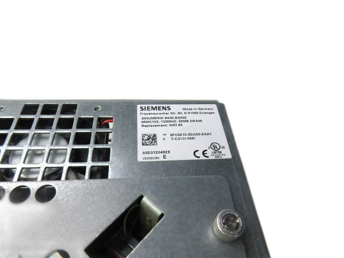 SIEMENS 6FC5210-0DA20-2AA1 6FC5247-0AA36-0AA1